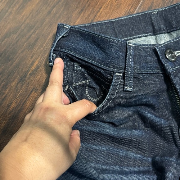 True Religion Brand Jeans Victoria Dark Indigo Skinny Jeans Size 23 NWT - Picture 4 of 12